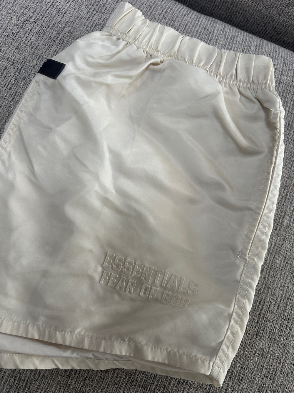 Fear of God Cream Satin-Look Shorts